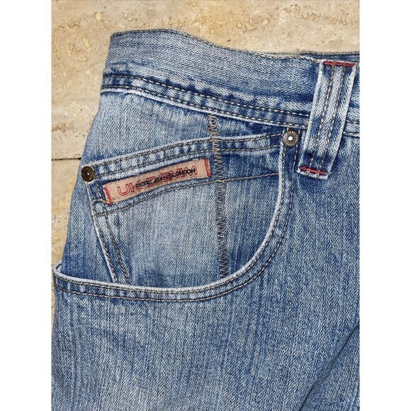 Pepe Jeans London Light Wash Distressed Blue Denim Straight Jeans Men's Size‎ 34 - Picture 2 of 12
